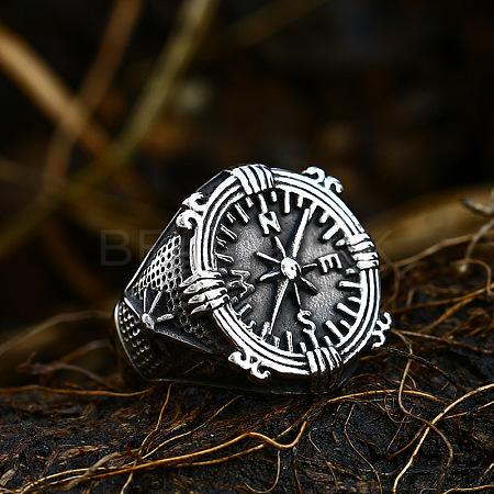 304 Stainless Steel Finger Rings for Men FS-WG78993-16-1