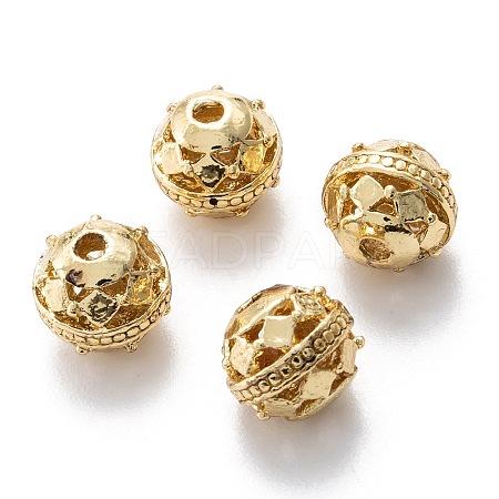 Alloy Hollow Beads X1-PALLOY-P238-18G-RS-1