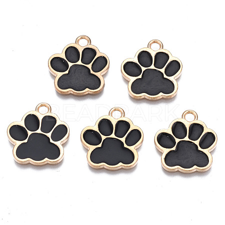 Alloy Enamel Pendants ENAM-T016-22LG-C-RS-1