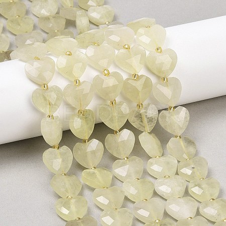 Natural Lemon Quartz(Heated) Beads Strands G-P592-B04-01-1