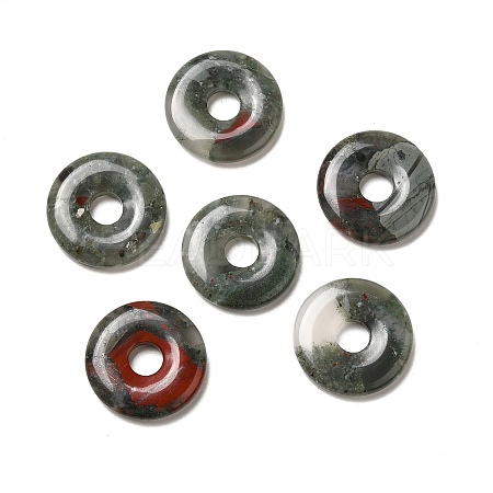 Natural African Bloodstone Pendants G-I331-01I-1