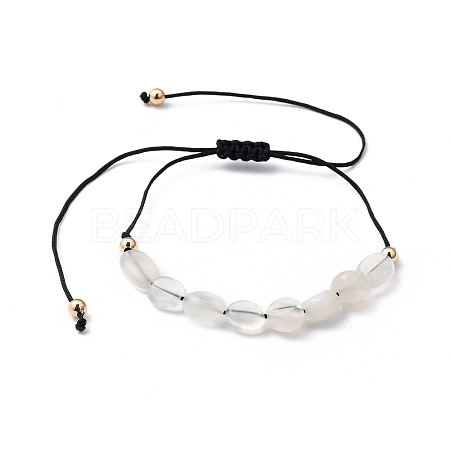 Adjustable Nylon Thread Braided Bead Bracelets BJEW-JB05421-01-1