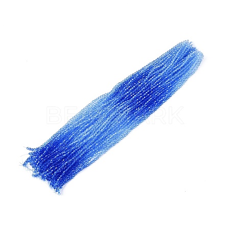 Gradient Color Baking Paint Glass Bead Strands DGLA-A039-T4mm-A020-1