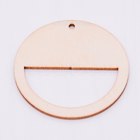 Laser Cut Wooden Big Pendants WOOD-WH0010-27-1