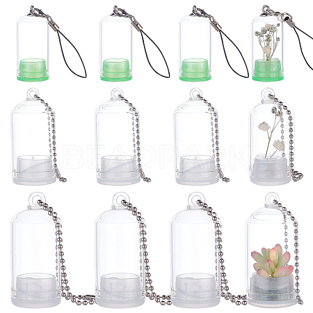 SUPERFINDINGS 9 Sets 3 Style Glass Bottle CON-FH0001-46-1