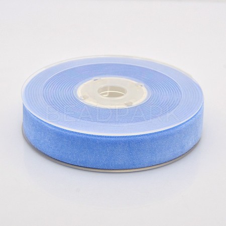 Polyester Velvet Ribbon for Gift Packing and Festival Decoration SRIB-M001-19mm-336-1