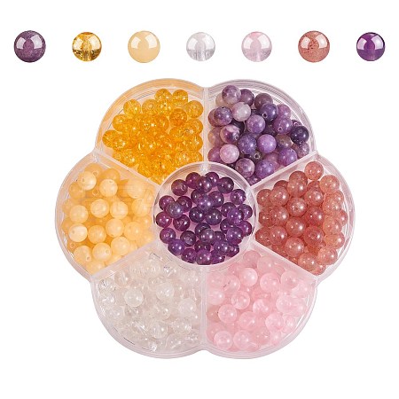 280Pcs 7 Style Gemstone Beads G-SZ0001-97B-1
