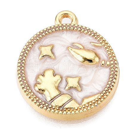Alloy Enamel Pendants X1-ENAM-T021-03I-1