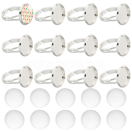 DIY Finger Rings Making Kits DIY-SC0020-61-1