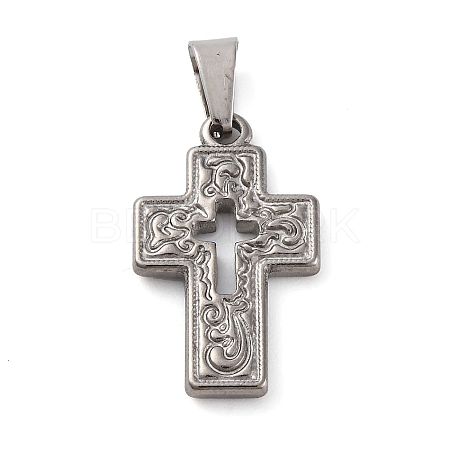 304 Stainless Steel Pendants STAS-P241-10P-1