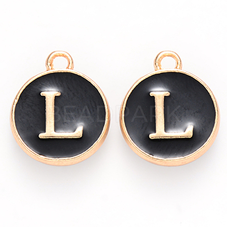 Golden Plated Alloy Charms ENAM-S118-02L-1