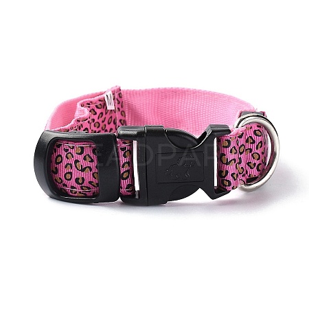 Adjustable Polyester LED Dog Collar MP-H001-A14-1