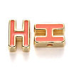 Rack Plating Alloy Enamel Beads ENAM-S122-033H-NR-2