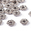 Tibetan Style Alloy Spacer Beads TIBEB-S039-014AS-RS-2