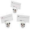Skull Resin Name Card Holder DIY-WH0430-814-1