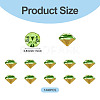1 Bag Pointed Back Glass Rhinestone Cabochons RGLA-TADJ0001-01A-08-3
