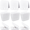 Square Acrylic Self-Adhesive Hanging Spring Clips AJEW-WH20011-56C-1
