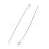 Tarnish Resistant 304 Stainless Steel Eye Pins STAS-I097-089-04P-2