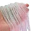Transparent Painted Glass Beads Strands DGLA-A034-T4mm-A23-2
