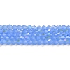Imitation Jade Electroplate Glass Beads Strands EGLA-A039-J4mm-L04-1