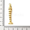 Brass Micro Pave Cubic Zirconia Pendants KK-R217-01G-08-3