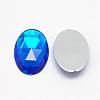 Acrylic Rhinestone Flat Back Cabochons GACR-Q011-13x18-05-2