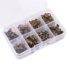 Jewelry Basics Class Kit Antique Bronze Lobster Clasp Jump Rings Alloy Drop End Pieces Ribbon Ends Mix 8 Style in In A Box FIND-PH0002-01AB-NF-B-2