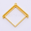 Alloy Open Back Bezel Pendants LS-PALLOY-WH0071-58G-RS-1