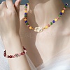 DIY Round Cat Eye Beads Bracelet Making Kit DIY-SZ0006-56C-6