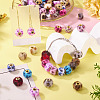 100Pcs Flocking Rondelle Beads FIND-TA0006-80-7