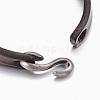 Cowhide Leather Bracelets BJEW-G575-09A-3