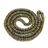 Electroplate Non-magnetic Synthetic Hematite Beads Strands G-S352-49-2