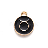Alloy Enamel Pendants X-ENAM-S124-01A-08C-2