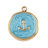 304 Stainless Steel Enamel Pendants STAS-K311-08A-01-1