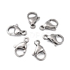 Tarnish Resistant Polished 304 Stainless Steel Lobster Claw Clasps X-STAS-R072-39A-5