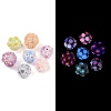 Acrylic Handmade Luminous Polymer Clay Rhinestone Beads CLAY-H003-07-1