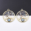 Epoxy Resin Pendants RESI-S365-76A-1