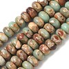 Natural Aqua Terra Jasper Beads Strands G-S366-013C-1
