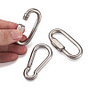 304 Stainless Steel Rock Climbing Carabiners and Screw Carabiner Lock Charms STAS-TA0004-62P-7