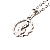 Non-Tarnish Stainless Steel Pendants Necklaces NJEW-K267-01D-P-1