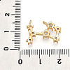 Brass Micro Pave Cubic Zirconia Pendants KK-N261-120J-G-3