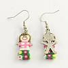 Alloy Polymer Clay Dangle Earrings EJEW-Q680-M05-3
