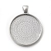 Alloy Pendant Cabochon Settings LS-PALLOY-A13349-P-NR-1