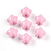 Opaque Acrylic Beads SACR-T017-37C-1