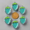 Transparent Enamel Acrylic Beads TACR-S155-003G-3