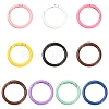 10Pcs Spray Painted Alloy Spring Gate Rings FIND-YW0001-62-1