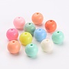 Solid Chunky Bubblegum Acrylic Ball Beads X-SACR-R835-14mm-M-2
