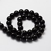 Natural Obsidian Round Beads Strands G-E329-10mm-37-2