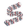 Electroplate Imitation Jade & Opaque & Transparent Glass Beads Strands EGLA-Q135-8MM-A10-2
