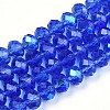 Electroplate Glass Beads Strands EGLA-A034-T3mm-L26-1